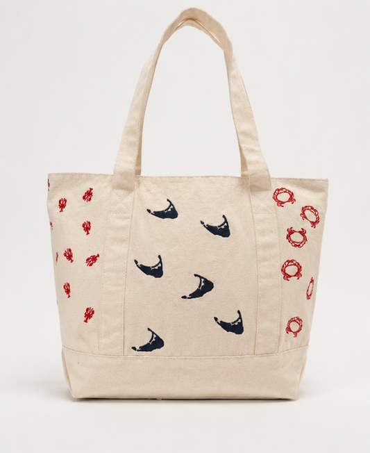 The Jetty Carryall - Red, White and Blue Crab