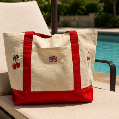 4th of July tote bag