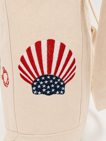 The Jetty Carryall - Red, White and Blue Crab