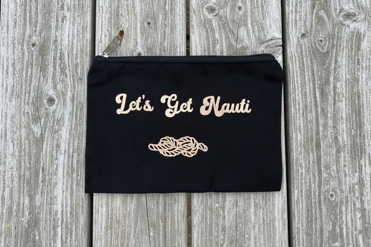 Medium Beachy Pouch (Black)