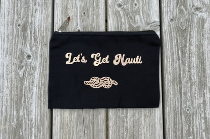 Medium Beachy Pouch (Black)