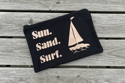 Medium Beachy Pouch (Black)