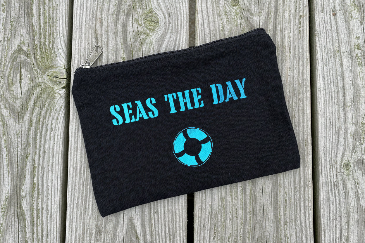 Medium Beachy Pouch (Black)