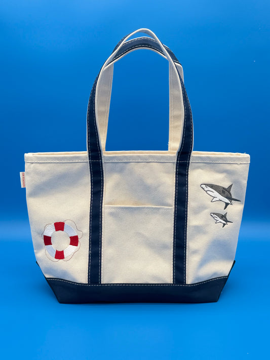 Medium Anchor Tote - Shark Week