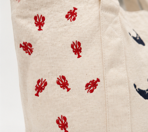 The Jetty Carryall - Red, White and Blue Crab